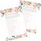Baby in Bloom Baby Shower Price is Right Game, Pink Floral Boho Girl Baby Shower Game Cards